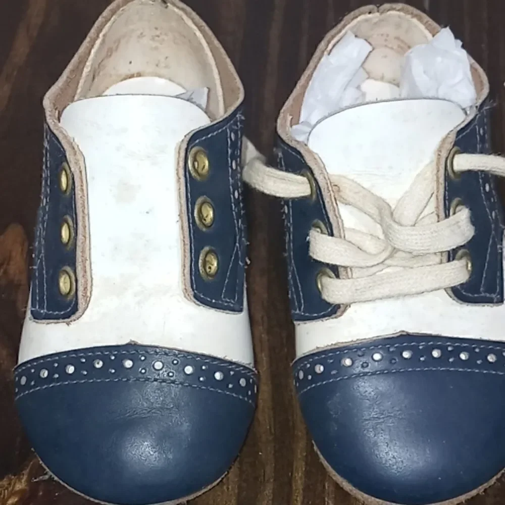 Vintage Leather Baby Deer Shoes